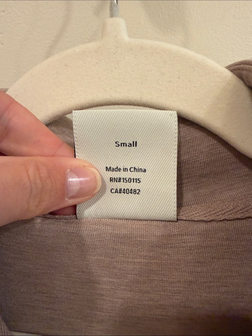 Varley Ritchie Short-Sleeve Half-Zip Pullover in Taupe Marl - Picture 4 of 5